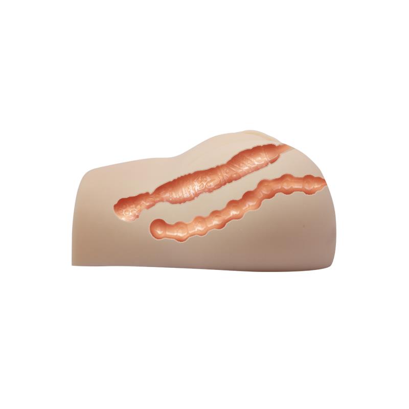 CRAZY BULL vibrador vagina y ano textura
