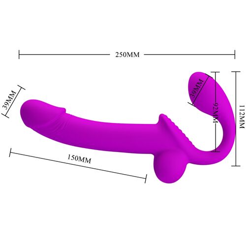 Kelpie strap-on eyaculador medidas